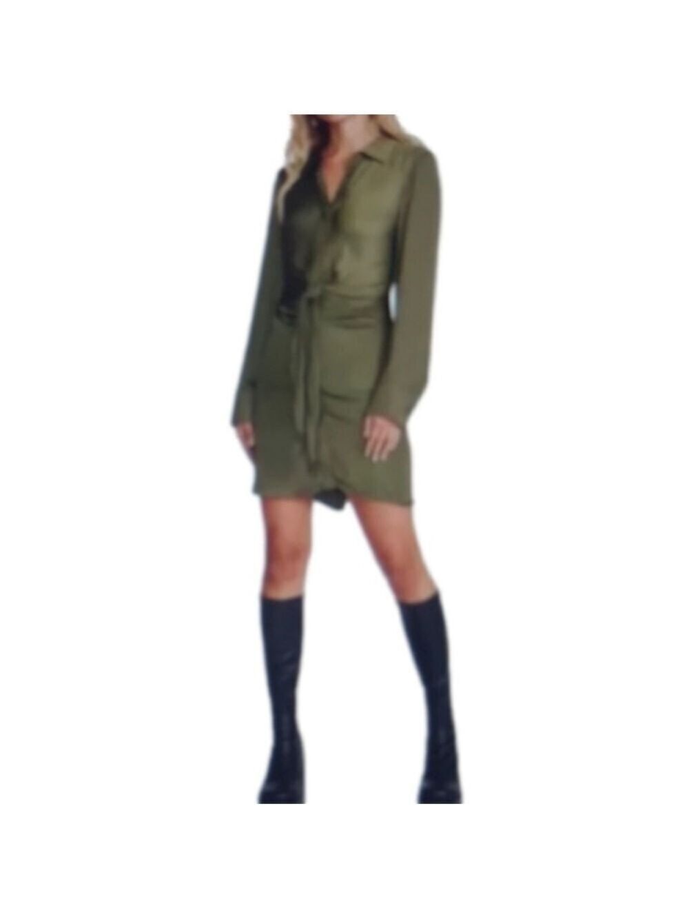 NWT Steve Madden Curious Tie Mini Dress Size XS